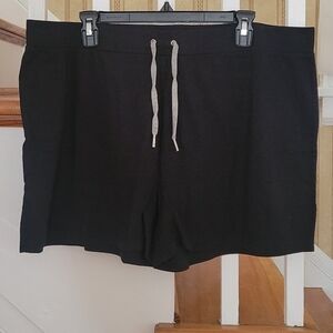 PRIMARK Pull On Cotton Charcoal Grey Shorts Size 2XL